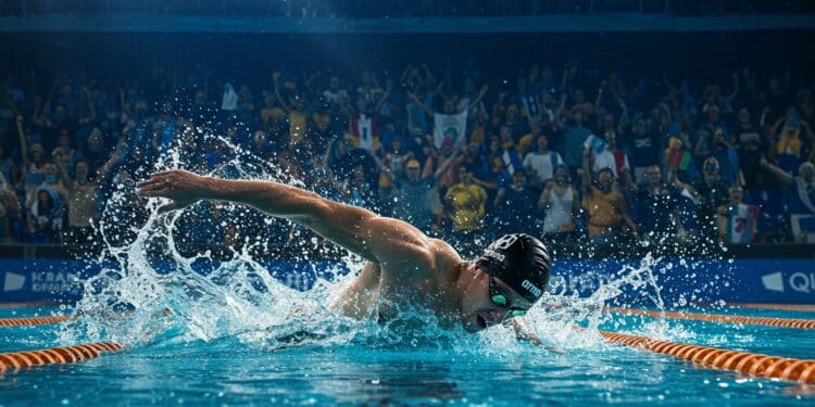 Léon Marchand Domine le 400m Quatre Nages - Viral Mag Léon Marchand signe la meilleure performance mondiale 2025 sur 400m quatre nages Découvrez son parcours et ses ambitions pour les Mondiaux Viral Mag