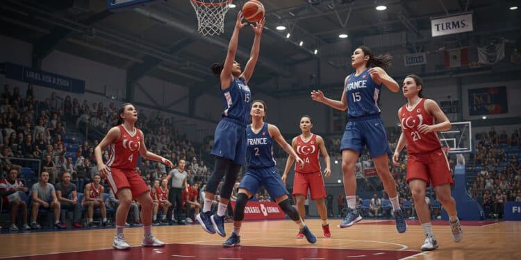 Les Bleues Triomphent Face à la Turquie pour l’Euro 2025 - Viral Mag Les Bleues dominent la Turquie 81 61 en préparation à lEuro 2025 Découvrez leur performance les défis à venir et les clés de leur succès Viral Mag