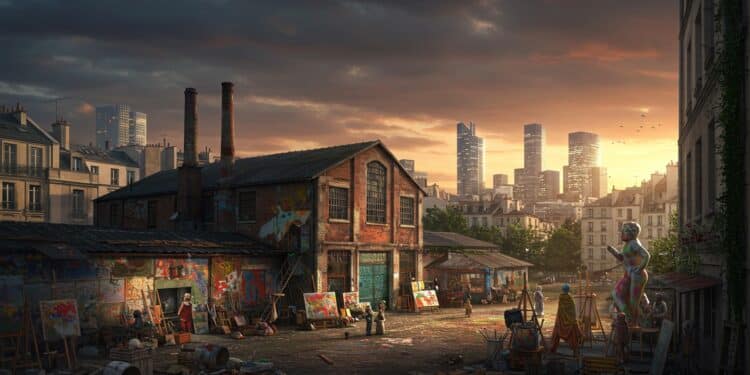 Les Frigos de Paris : Un Havre Artistique en Péril - Viral Mag Les Frigos ancien entrepôt devenu ateliers dartistes à Paris luttent pour leur survie Découvrez leur histoire et les défis actuels Viral Mag