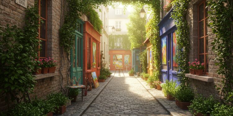 Les Fusains : Joyau Caché du XVIIIe à Paris - Viral Mag Découvrez les Fusains ancienne cité dartistes du XVIIIe arrondissement où ateliers rénovés et charme intemporel séduisent une élite Plongez dans ce secret parisien Viral Mag