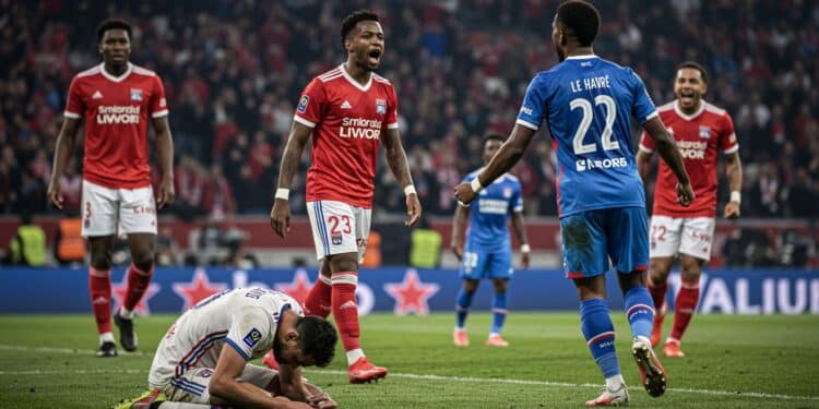 Lyon perd face à Lens et compromet ses chances pour la Ligue des champions Le Havre arrache une victoire cruciale à Auxerre Retour sur la 32e journée   Viral Mag