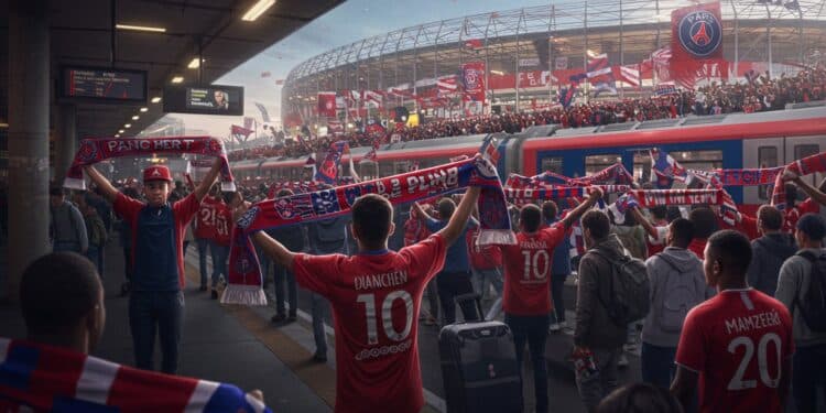 Fans du PSG envahissent les trains Paris Munich pour la finale de Ligue des Champions Ambiance enjeux et sacrifices  plongez dans leffervescence    Viral Mag