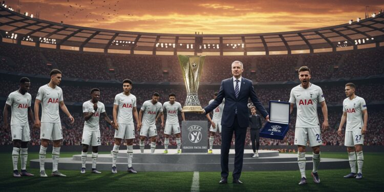 Ligue Europa : Gaffe de l’UEFA lors de la Remise des Médailles - Viral Mag LUEFA sexcuse après un oubli de médailles lors de la finale de Ligue Europa remportée par Tottenham Découvrez les détails de cette bourde mémorable Viral Mag