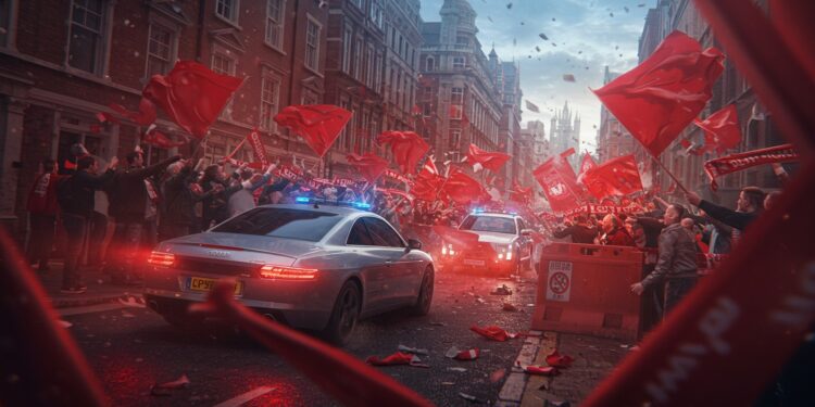 À Liverpool une voiture percute la foule célébrant le titre de champion Plusieurs blessés un suspect arrêté Enquête en cours   Viral Mag