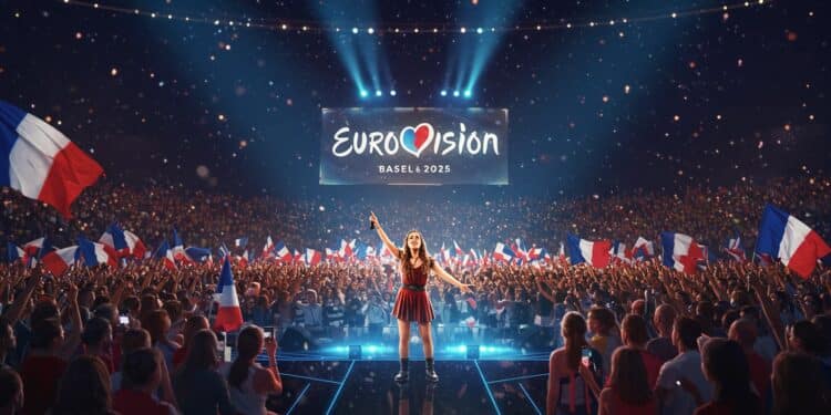 Louane à l’Eurovision 2025 : Les Fans Français en Ébullition - Viral Mag À Bâle plus de 200 fans français soutiennent Louane à lEurovision 2025 Découvrez lengouement et les enjeux de cette édition Viral Mag