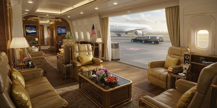 Découvrez le Boeing 747 offert par le Qatar à Donald Trump un palais volant somptueux mais inadapté à la présidence Plongée dans un luxe controversé   Viral Mag