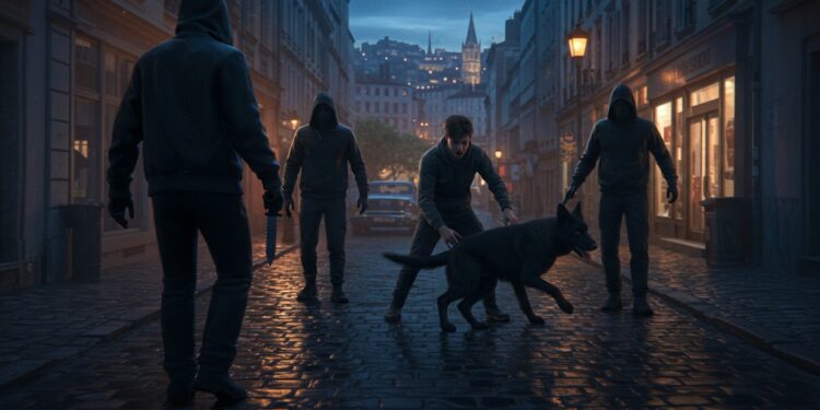 Un chiot volé à Lyon par trois hommes armés en pleine rue Découvrez les détails de cette agression choquante et ses impacts   Viral Mag