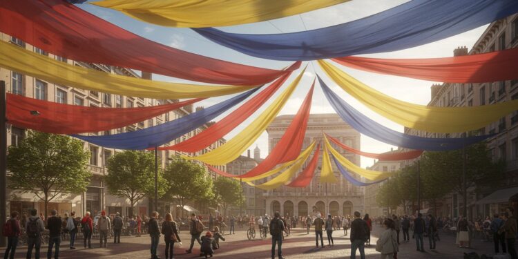 Lyon : Polémique sur une Œuvre Éphémère à 1,6 M€ - Viral Mag À Lyon une œuvre éphémère à 16 M€ sur la place Bellecour suscite la polémique Caméras installées débats sur la sécurité et les priorités décryptage Viral Mag