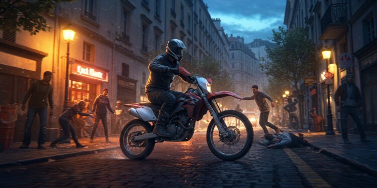 Lyon : Rodéo Sauvage en Moto Volée Crée l’Émoi - Viral Mag Un jeune sans permis sur une moto volée sème la panique à Lyon Découvrez les détails de ce rodéo urbain et ses conséquences Viral Mag