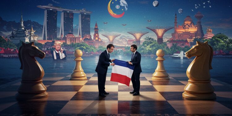 Emmanuel Macron mise sur la rivalité Trump Xi pour renforcer la présence française en Asie du Sud Est Découvrez sa stratégie indo pacifique   Viral Mag