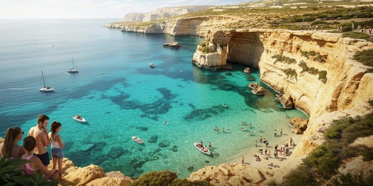 Malte Protège Son Lagon Bleu : Limite de 4000 Visiteurs - Viral Mag Malte limite laccès au Lagon Bleu à 4000 visiteurs par créneau pour préserver ce site Natura 2000 Découvrez les mesures contre le surtourisme Viral Mag