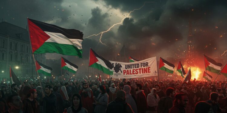 Manifestations à l’Eurovision 2025 : Tensions à Bâle - Viral Mag Des centaines de manifestants dénoncent la participation dIsraël à lEurovision 2025 à Bâle sur fond de tensions géopolitiques Découvrez les détails Viral Mag