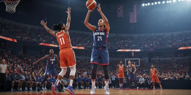 Marine Johannès brille avec 18 points pour New York en WNBA Découvrez son impact et les performances des Françaises dans la ligue   Viral Mag