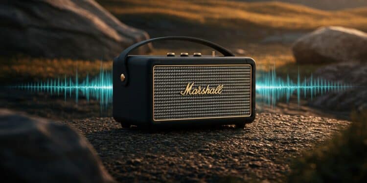 Marshall Middleton : -38 % Sur Une Enceinte Puissante - Viral Mag La Marshall Middleton enceinte Bluetooth robuste avec son stéréo 360° est à 38 Découvrez ses atouts autonomie design puissance sonore Viral Mag