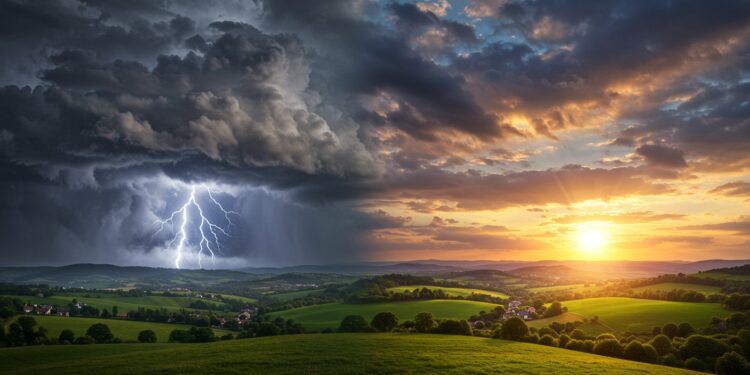 Météo Semaine : Du Chaos au Soleil en 7 Jours - Viral Mag Prévisions météo de la semaine orages grêle vent puis soleil Découvrez les tendances jour par jour et préparez vous au beau temps Viral Mag