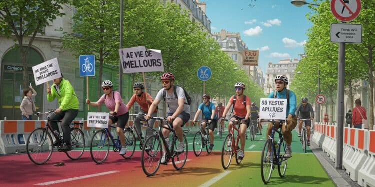 Mobilisation Cycliste À Melun : La Piste En Danger - Viral Mag Cyclistes de Melun se mobilisent contre la fermeture de leur unique piste cyclable sécurisée Quels impacts pour la ville Découvrez leur combat Viral Mag