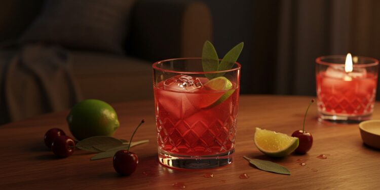 Mocktail Cerise : Boisson pour un Sommeil Réparateur - Viral Mag Découvrez le mocktail à la cerise acidulée une boisson sans alcool favorisant le sommeil Recette facile bienfaits santé et astuces pour une nuit paisible Viral Mag