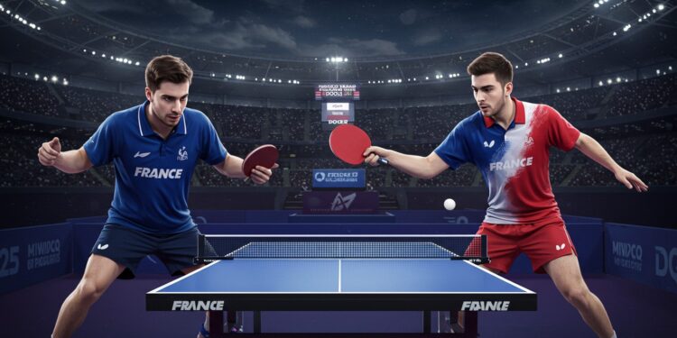 Mondiaux 2025 : Le Ping Français en Quête de Médailles - Viral Mag Les paires françaises BourrassaudDorr et Lebrun brillent en quarts des Mondiaux de tennis de table 2025 à Doha Suivez leur parcours vers la gloire Viral Mag