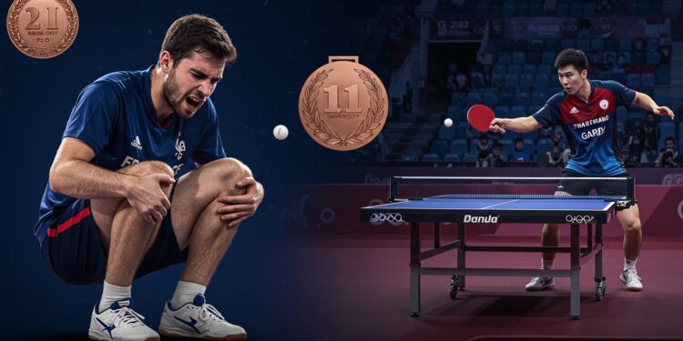 Forfait de DorrBourrassaud aux Mondiaux de tennis de table pour blessure mais une médaille historique Les frères Lebrun en lice pour lor   Viral Mag