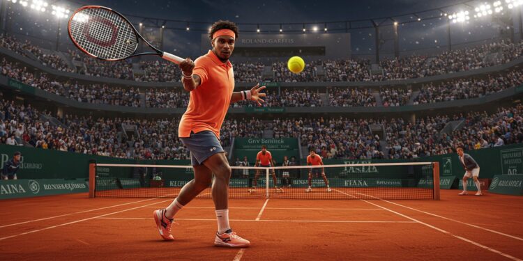 Monfils Éblouit Roland-Garros : Un Retour Épique - Viral Mag Gaël Monfils enflamme Roland Garros avec un revers magistral face à Hugo Dellien Découvrez ce match épique et lambiance électrique du court Philippe Chatrier Viral Mag