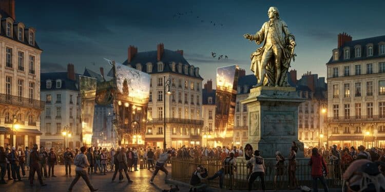 Nantes : La Statue de Louis XVI au Cœur d’une Polémique - Viral Mag À Nantes la statue de Louis XVI disparaît temporairement pour un projet artistique Découvrez pourquoi ce choix suscite la colère et divise lopinion publique Viral Mag