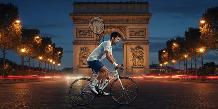 Novak Djokovic surprend Paris à vélo près de lArc de Triomphe avant son match à Roland Garros Découvrez cette escapade inattendue    Viral Mag