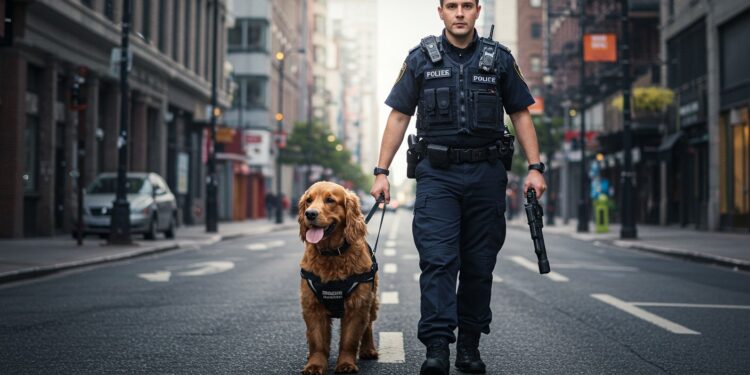 Olivier et son chien Binouze révolutionnent la police municipale de Villeneuve Saint Georges Découvrez leur histoire et leur impact   Viral Mag