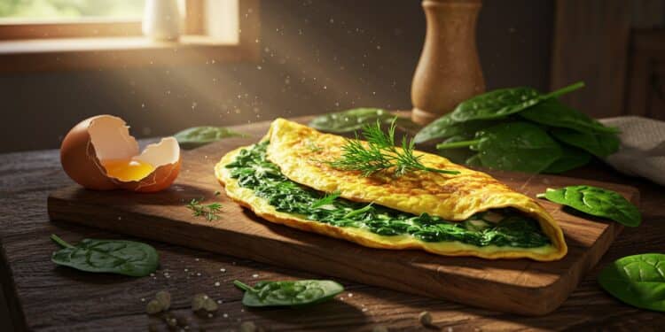 Découvrez comment préparer une omelette aux épinards rapide saine et délicieuse en 10 minutes Parfaite pour un petit déjeuner riche en protéines    Viral Mag