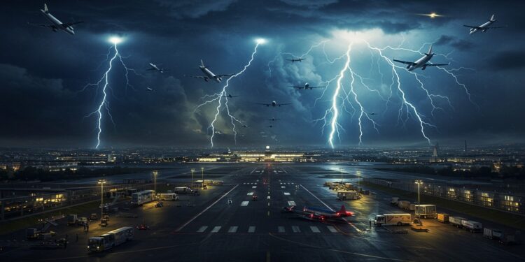 Un orage violent perturbe le trafic aérien à Roissy  vols retardés déroutés et passagers en attente Découvrez limpact et les dessous de cette crise météo   Viral Mag