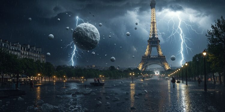 Violents orages et grêlons de 2 cm ont frappé lÎle de France Découvrez les impacts témoignages et explications de cet épisode météo intense   Viral Mag