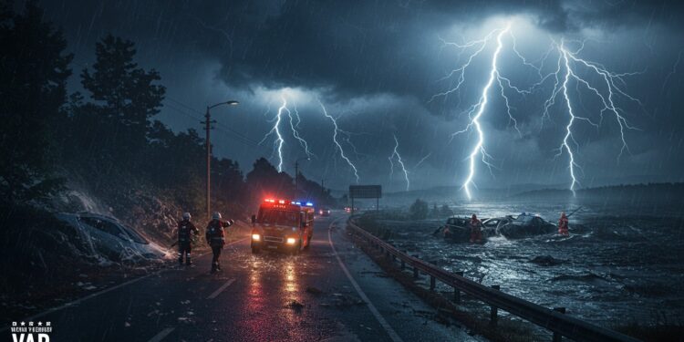 Orages dévastateurs dans le Var  un mort deux disparus routes inondées Découvrez limpact et les secours mobilisés face à cette catastrophe   Viral Mag