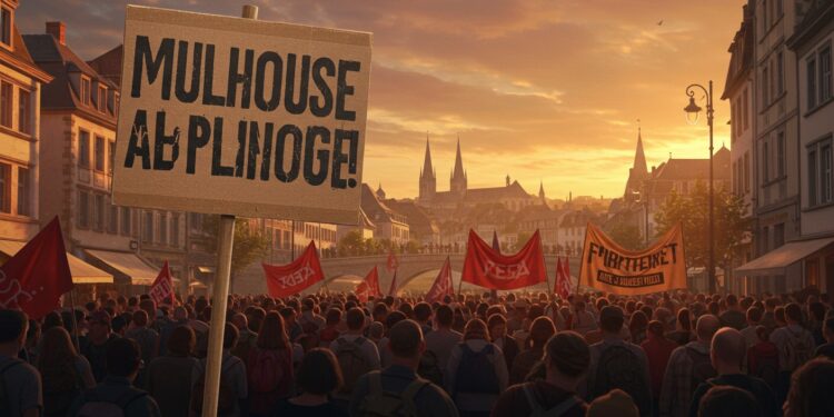 Une pancarte détudiants en médecine dénonçant Mulhouse crée la polémique Découvrez les réactions et les enjeux de la réforme des affectations médicales   Viral Mag