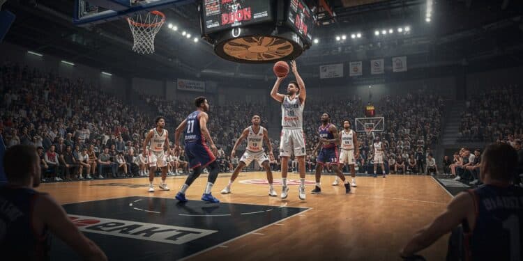 Paris-Dijon : Duel Épique en Quarts de Finale - Viral Mag Paris Basketball poussé à un match décisif par Dijon en Betclic Élite promet un choc intense Découvrez les moments clés et les enjeux Viral Mag