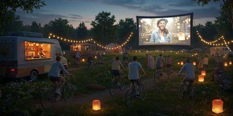 Pédaler pour un Cinéma Écolo à Saint-Ouen - Viral Mag Journée vélo et cinéma écolo à Saint Ouen de Pontcheuil pédalez pour alimenter une projection en plein air découvrez animations et balades Viral Mag