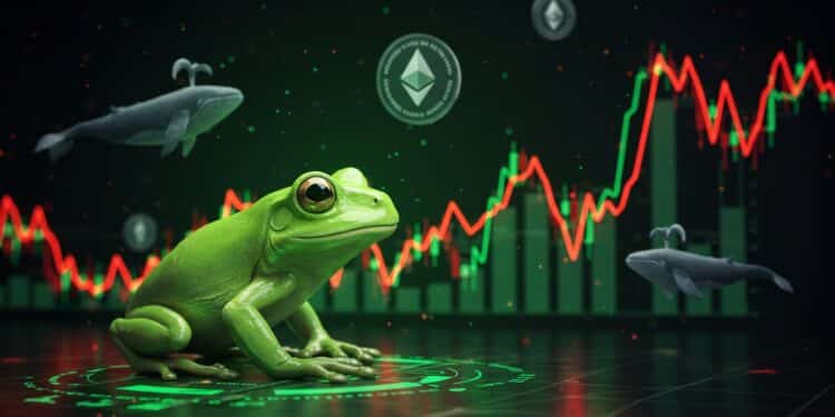 Pepe Coin chute à son plus bas depuis mai La baisse de loffre sur les exchanges et laccumulation des whales annoncent elles un rebond  Découvrez lanalyse   Viral Mag