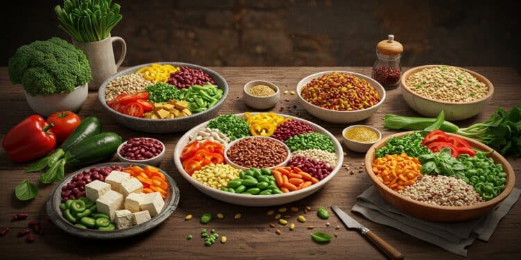 Plan Repas Végétal Riche en Protéines pour Débutants - Viral Mag Découvrez un plan de repas végétal sur 7 jours riche en protéines et fibres pour débutants Facile sain et savoureux Viral Mag