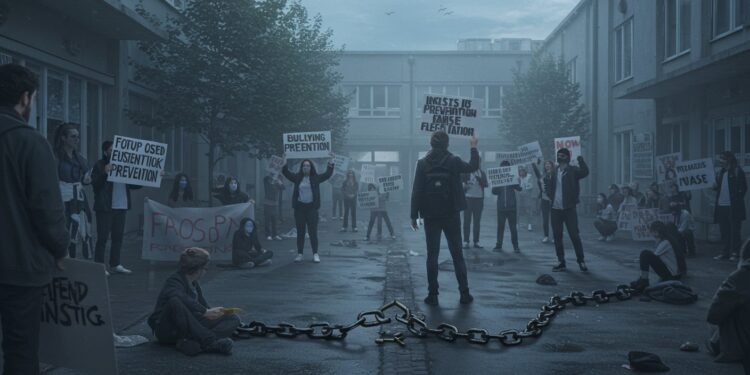 Polemique Lycee : Retour Eleves Harceleurs - Viral Mag Grève dans un lycée du Var contre la réintégration délèves harceleurs Une décision contestée qui relance le débat sur la lutte contre le harcèlement scolaire   Viral Mag