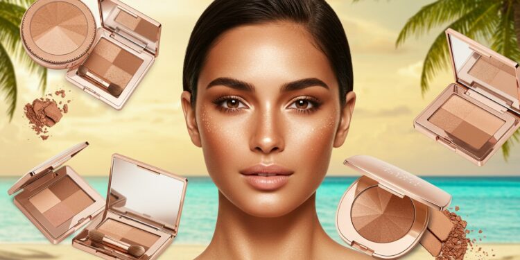 Poudriers d’Été : La Tendance du Hâle Parfait - Viral Mag Explorez les poudres bronzantes qui illuminent lété Découvrez leur histoire leur application et les nouveautés pour un teint éclatant   Viral Mag