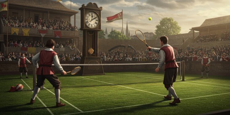 Pourquoi le Tennis Compte ses Points si Étrangement ? - Viral Mag Explorez lorigine fascinante du décompte 15 30 40 au tennis entre jeu de paume et paris médiévaux Une plongée captivante dans lhistoire du sport Viral Mag