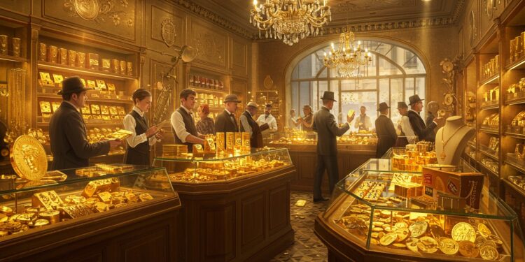 Pourquoi l’Or Attire Autant à Paris ? - Viral Mag Lor à 3 000 € lonce pousse les Parisiens à vendre bijoux et lingots Découvrez pourquoi ce métal précieux fascine et comment en tirer profit   Viral Mag