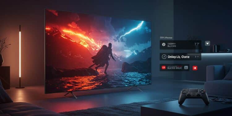 Promo TV OLED Samsung : Une Révolution Visuelle - Viral Mag Découvrez la TV OLED Samsung TQ77S95D en promo à 3 190 € Qualité dimage exceptionnelle son immersif et design épuré pour une expérience unique Viral Mag