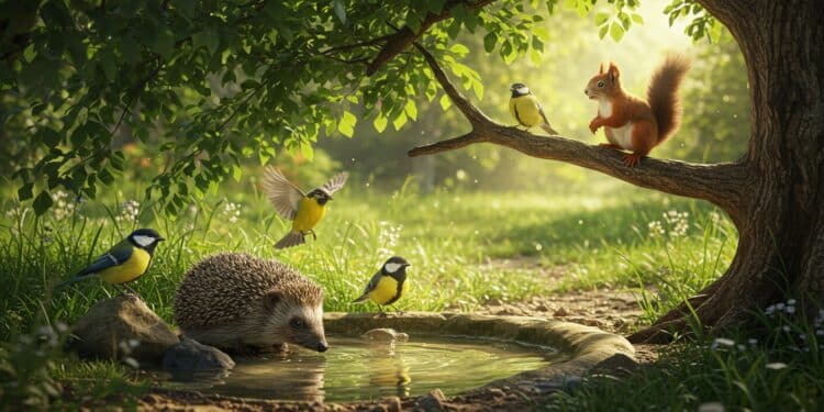 Comment aider hérissons oiseaux et écureuils à survivre à la canicule  Découvrez des astuces simples pour leur offrir eau et ombre dans votre jardin   Viral Mag