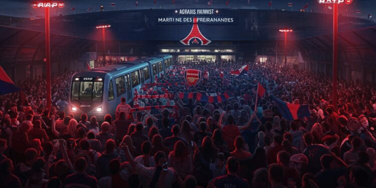 Comment la RATP gère t elle le flux des supporters pour PSG Arsenal  Ligne 10 fermée ligne 9 renforcée et agents mobilisés Découvrez le plan    Viral Mag