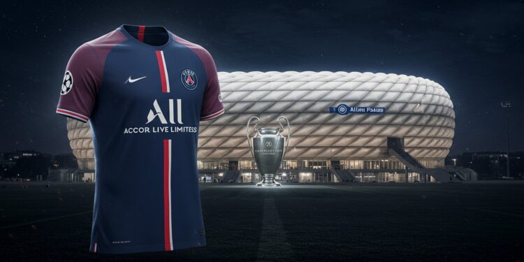 PSG en Finale : Le Maillot Choisi pour Munich - Viral Mag Le PSG affronte lInter Milan en finale de Ligue des champions Découvrez le maillot choisi pour ce match historique à Munich et son symbolisme Viral Mag