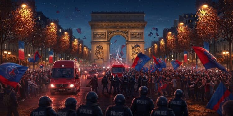 68 interpellations à Paris lors de la finale PSG Inter Milan Affrontements canons à eau et liesse sur les Champs Élysées  récit dune soirée électrique   Viral Mag
