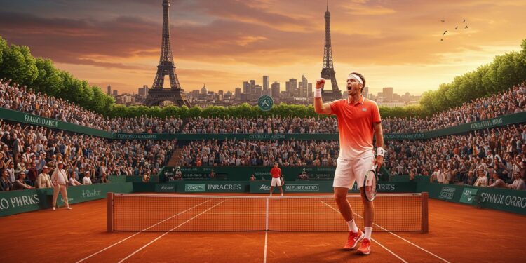 Quentin Halys Triomphe à Roland-Garros Après 9 Ans - Viral Mag Quentin Halys renoue avec la victoire à Roland Garros après 9 ans profitant de labandon de Machac Découvrez son parcours et les moments forts Viral Mag