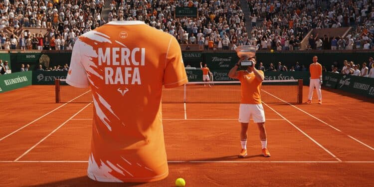 Rafael Nadal : Les T-shirts Hommage Vendus à Prix d’Or - Viral Mag Les t shirts Merci Rafa de Roland Garros sarrachent sur Vinted jusquà 500 euros Découvrez lhommage à Nadal et la frénésie autour de ces collectors Viral Mag