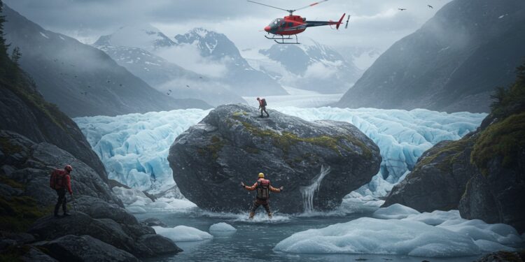 Randonneur Sauvé Après un Drame en Alaska - Viral Mag Un randonneur échappe à la mort sous un rocher de 300 kg en Alaska Découvrez cette incroyable histoire de survie et de courage   Viral Mag