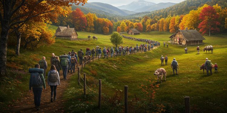 Les randonneurs envahissent les sentiers mais à quel prix pour les riverains  Découvrez les tensions et solutions pour un loisir durable   Viral Mag