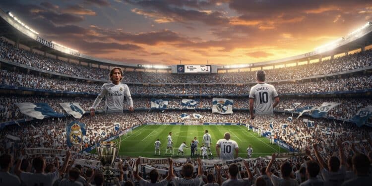 Hommage vibrant des supporters du Real Madrid à Luka Modric et Carlo Ancelotti lors de leur dernier match Découvrez lémotion et lhéritage de ces légendes   Viral Mag
